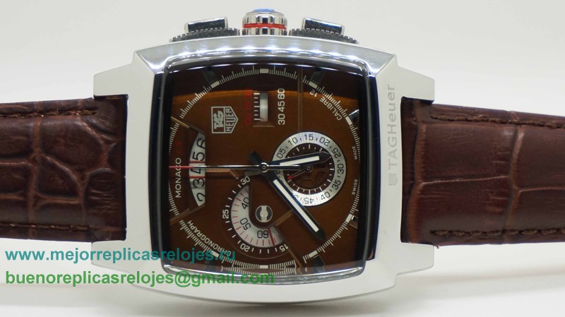 Replica Reloj Tag Heuer Monaco Calibre 12 Working Chronograph THH67