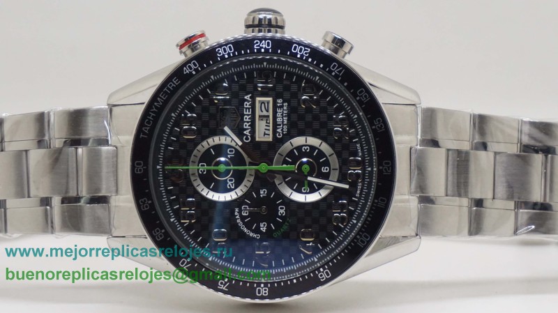 Replica Reloj Tag Heuer Carrera Calibre 16 Working Chronograph S/S THH140