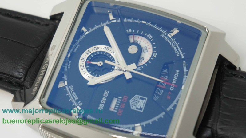 Replica Reloj Tag Heuer Monaco Calibre 12 Working Chronograph THH88