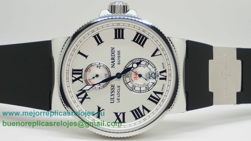 Réplica Ulysse Nardin Lelocle Suisse Working Power Reserve Automatico UNH15